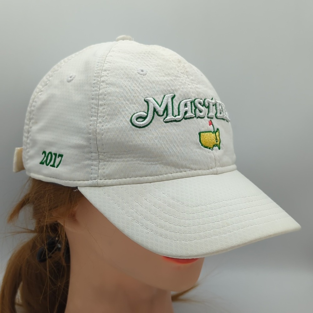 2017 MASTERS Golf Hat Augusta Ahead USA White Adjustable Strapback Cap UPF 30+